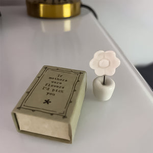 Porcelain Flower Matchbox Gift - Mother's Day Present