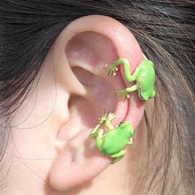 Load image into Gallery viewer, Latest-tree Frog Ring &amp; Earrings