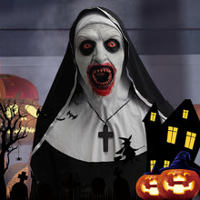 Load image into Gallery viewer, Halloween Nun Scary Mask