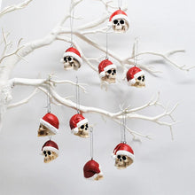 Load image into Gallery viewer, Mini Skeleton with Christmas Hat