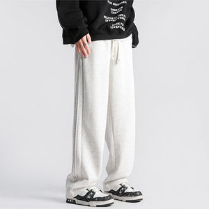 Men's Solid Drawstring Waist Sweatpant