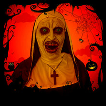 Load image into Gallery viewer, Halloween Nun Scary Mask