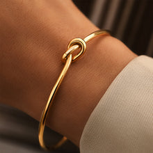 Load image into Gallery viewer, Adjustable Infinity Love Knot Bangle Bracelet