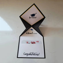 Load image into Gallery viewer, Degree Cap Graduation Card