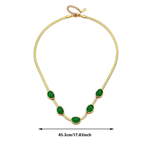 Load image into Gallery viewer, Emerald Necklace &amp; Bracelet