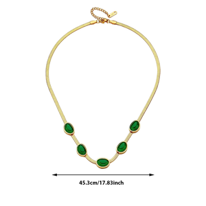 Emerald Necklace & Bracelet