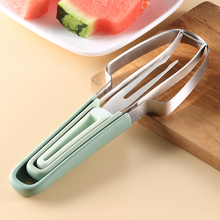 Load image into Gallery viewer, 3-in-1 Watermelon Fork Slicer Cutter