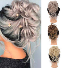 Load image into Gallery viewer, Curly Bun Hair Piece