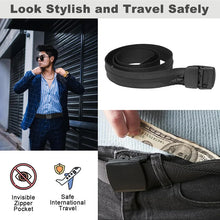 Load image into Gallery viewer, Anti Theft Belt With Hidden Money Pouch