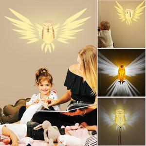 3D Eagle/Owl LED Wall Sconce