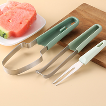 Load image into Gallery viewer, 3-in-1 Watermelon Fork Slicer Cutter