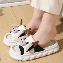 Load image into Gallery viewer, Cute Cow Slippers