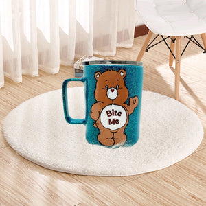 Bear Glitter Stainless Steel Mug