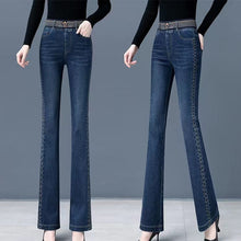 Load image into Gallery viewer, High Waist Stretch Flare Jeans