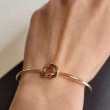 Load image into Gallery viewer, Adjustable Infinity Love Knot Bangle Bracelet