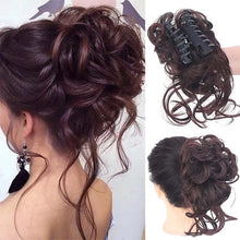 Load image into Gallery viewer, Curly Bun Hair Piece