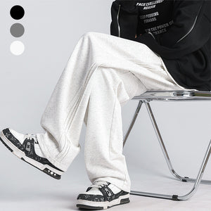 Men's Solid Drawstring Waist Sweatpant