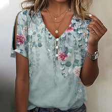 Load image into Gallery viewer, Casual Floral Print Blouse