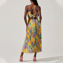 Load image into Gallery viewer, Club Chic Casual Pleated Print Dress