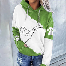 Load image into Gallery viewer, Dog High Five Print Hoodie