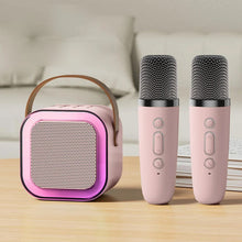 Load image into Gallery viewer, Mini Karaoke Machine with Wireless Microphones