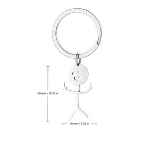 Funny Stickman Keychain