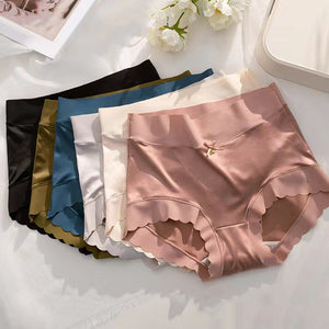 Premium Satin Antibacterial Ice Silk Moisture-absorbing Pantiess （3PCS）