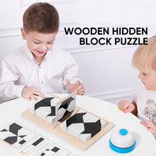 Load image into Gallery viewer, Wooden Hidden Block Puzzle