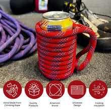 Load image into Gallery viewer, Recycled Rock Climbing Rope Can Cozy