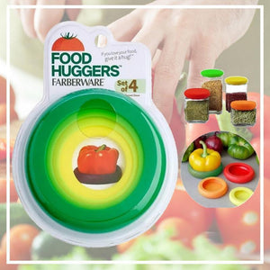 4 Silicone Food Preservation Cover Set