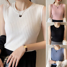 Load image into Gallery viewer, Ice Thin Knit Sleeveless Top