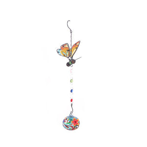 Dragonfly Wind Chimes Glass Bird Feeders