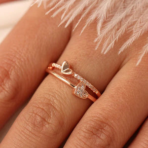 Always Heart To Heart Ring