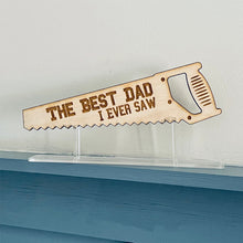 Load image into Gallery viewer, Laser Cut Wooden Plaque-Father&#39;s Day Gift