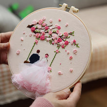Load image into Gallery viewer, Handmade DIY Embroidery Love Friendship Wall Art