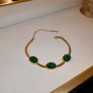 Emerald Necklace & Bracelet