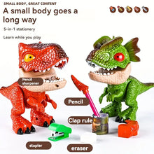 Load image into Gallery viewer, 5-in-1 Dinosaur Stationery Set