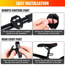 Load image into Gallery viewer, LED Wireless Remote Control Bicycle Tail Light