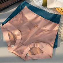 Load image into Gallery viewer, Premium Satin Antibacterial Ice Silk Moisture-absorbing Pantiess （3PCS）