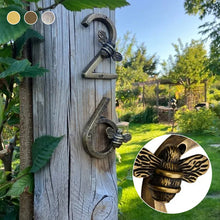 Load image into Gallery viewer, Bee House Number Sign