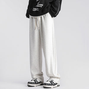 Men's Solid Drawstring Waist Sweatpant