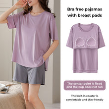 Load image into Gallery viewer, Women&#39;s Modal Short Sleeve Pajamas Set