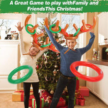 Load image into Gallery viewer, Christmas Reindeer Antler Ring Toss Game