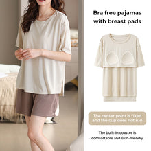 Load image into Gallery viewer, Women&#39;s Modal Short Sleeve Pajamas Set