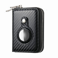 Load image into Gallery viewer, Smart AirTag Zipper RFID Slim Leather Wallet