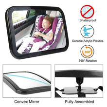 Load image into Gallery viewer, Baby Safety Mirror For Car &amp; Back Seat Mirror