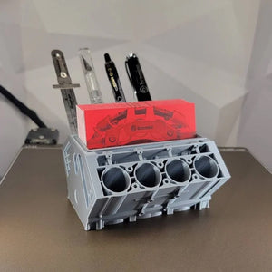 Original V8 Pengine | Engine Block Pen & Business Card Holder