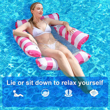 Load image into Gallery viewer, Inflatable Hammock Pool Floating Chair for Adult