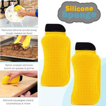 Load image into Gallery viewer, 3-in-1 Silicone Cleaning Brush Scrub，Scrape &amp; Squeegee