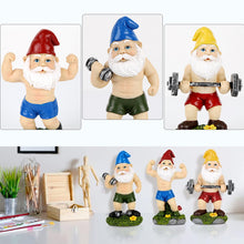 Load image into Gallery viewer, Funny Workout Garden Gnomes Statues